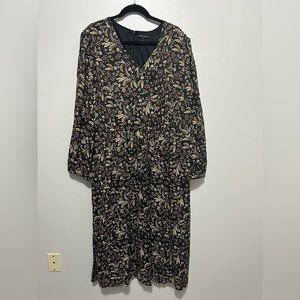 Lane Bryant Dress Size 20 Knee Length Fall Long Sleeve